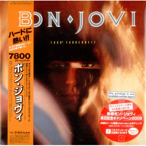 7800 Degrees Fahrenheit［カセット］ Bon Jovi 7800° Fahrenheit Japanese CD album (CDLP) (419444)